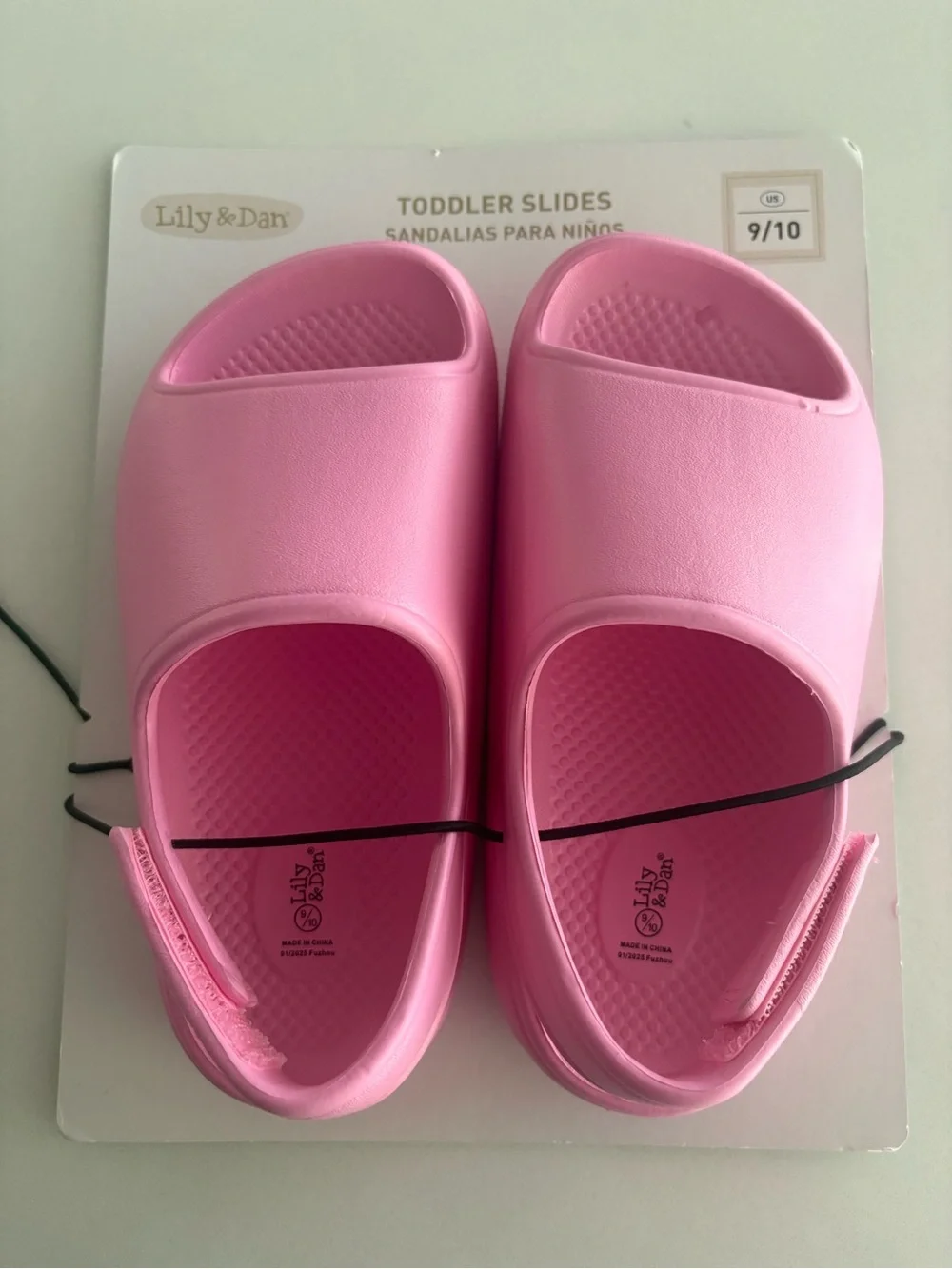 Lily & Dan Toddler Slides - Pink 9/10 new
